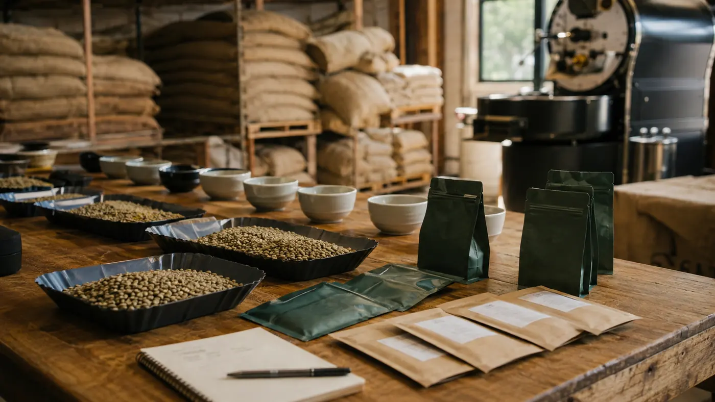Customer delivery and B2B coffee matching