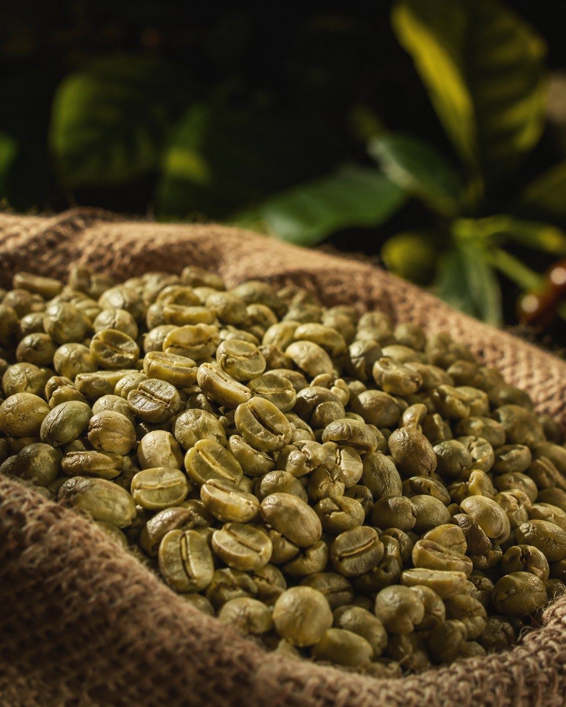 Green coffee product atmosphere